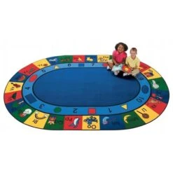 Carpets For Kids 1301 Blocks Of Fun 4.42 Ft. X 5.83 Ft. Rectangle Carpet