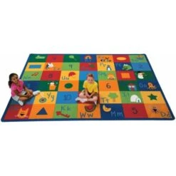 Learning Blocks 8.33 Ft. X 11.67 Ft. Rectangle Carpet