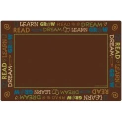 Read To Dream Border Rug - Nature