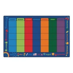 Calendar Celebrations Rug- 8 Ft. 4 In. X 13 Ft. 4 In.