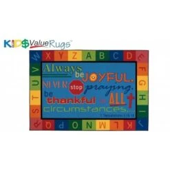 Carpets For Kids 96.97 Kids Value Rug - Always Be Joyful Circletime