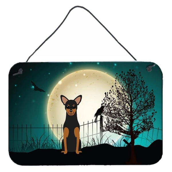 Halloween Scary Manchester Terrier Wall Or Door Hanging Prints 1 Halloween Scary Manchester Terrier Wall Or Door Hanging Prints