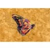 Butterfly On Gold Fabric Placemat