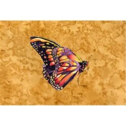 Butterfly On Gold Fabric Placemat