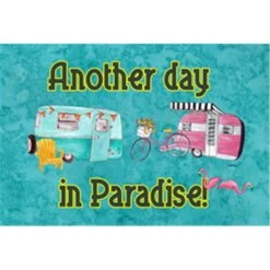 11 X 18 In. Another Day In Paradise Fabric Placemat