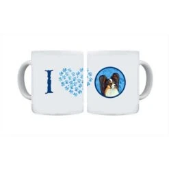 15 Oz. Papillon Dishwasher Safe Microwavable Ceramic Coffee Mug