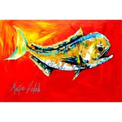 Danny Dolphin Fish Fabric Placemat
