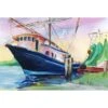 Shrimper Southern Star Fabric Placemat