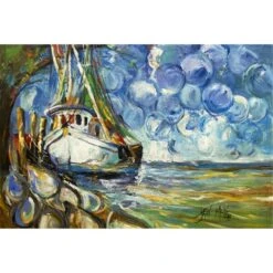 Shrimp Boat 101 Fabric Placemat