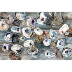 Bunch Of Oysters Fabric Placemat