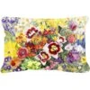 Spring Floral By Anne Searle Fabric Decorative Pillow