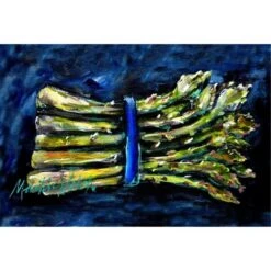 Asperagus Blew Fabric Placemat