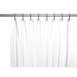 USC-3-21 3 Gauge Vinyl Shower Curtain Liner- White