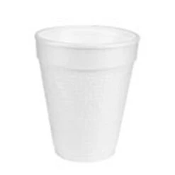 DCC10KY10 Small Foam Cups, White - Small, 10PK