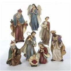 Kurt Adler 6.25-inch Resin Nativity Set Of 8 Pieces