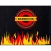 Floortex FR4BQ3948FL Doortex Barbeque Mat 39 X 48 In. Flame Rectangular Fire Retardant Barbeque Mat