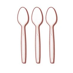 Flairware Full Size Extra Heavy Cutlery Spoons - Bagged- Bone