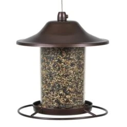 Perky Pet PP312 21.082 X 21.082 X 23.368cm Brown Panorama Bird Feeder Rustic