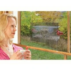 Songbird Essentials SE975 Clear View Hopper Mirrored Window Feeder