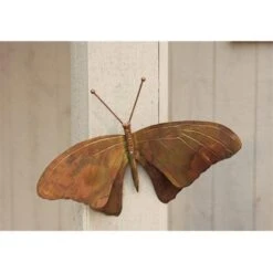 Ancient Graffiti ANCIENTAG1021 Butterfly Wall Mount Flamed Copper