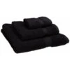 Superior 900GSM Egyptian Cotton 3-Piece Towel Set Black