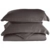 Superior Rayon From Bamboo 300 Thread Count Solid Duvet Cover Set Full/Queen-Grey