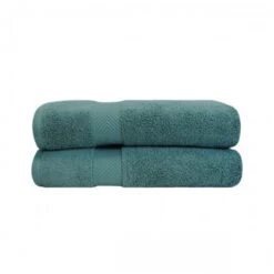 Superior ZT BTOWEL JD Zero Twist Cotton Bath Towel Set - Jade; 2 Pieces