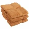 Superior 900GSM Egyptian Cotton 6-Piece Face Towel Set Rust