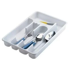 Rubbermaid 2919RDWHT WHT Cutlery Tray Pack Of 6