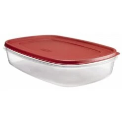 24 Cup Rectangle Easy Find Lid Food Storage Container