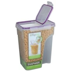Snapware 1098427 22.8 Cup Jumbo Flip Top Rectangle Cereal Keeper
