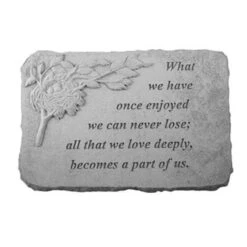 Kay Berry 07514 What We Have Once Memorial Stone; Birds Nest