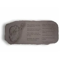 Kay Berry- Inc. 36920 The Ten Commandments - Memorial Bench - 29 Inches X 12 Inches X 15 Inches