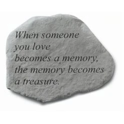 Kay Berry- Inc. 69820 When Someone You Love Becomes A Memory - Memorial - 15.5 Inches X 12.5 Inches