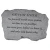 Kay Berry- Inc. 98120 Grandfather-No Farewell Words Were Spoken - Memorial - 16 Inches X 10.5 Inches X 1.5 Inches