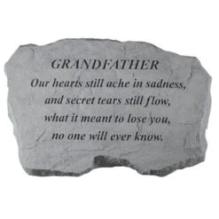Kay Berry- Inc. 98920 Grandfather-Our Hearts Still Ache In Sadness - Memorial - 16 Inches X 10.5 Inches X 1.5 Inches