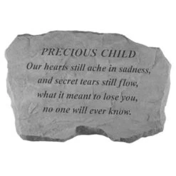 Kay Berry- Inc. 99020 Precious Child-Our Hearts Still Ache In Sadness - Memorial - 16 Inches X 10.5 Inches X 1.5 Inches