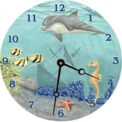 Lexington Studios 23070R Under The Sea Round Clock