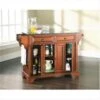 Crosley Furniture Lafayette Solid Black Granite Top Kitchen Island In Classic Cherry Finish