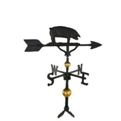 300 Series 32 In Deluxe Black Pig Weathervane