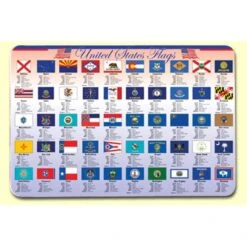 State Flags Placemat 4PK