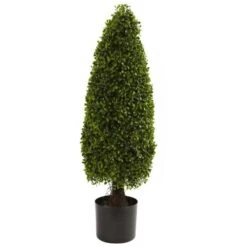 3’ Boxwood Tower Topiary UV Resistant - Indoor-Outdoor