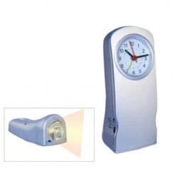 Natico 10-212 ALM CLK; FLASHLIGHT & NIGHT LIGHT