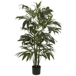 4 In. Bamboo Palm Silk Tree