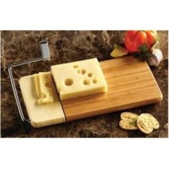 Cheese Slicer Dark Light Bamboo -