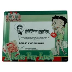 Betty Boop Frame-Kiss Of Luck