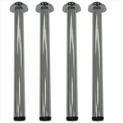 Regency MTBP27CM Kee Post Table Legs; Set Of 4 - Chrome