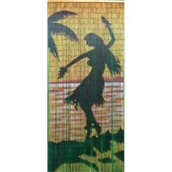 Bamboo 54 5291 Hula Girl Silohuette Curtain