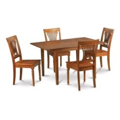 7 Piece Kitchen Nook Dining Set-Kitchen Table 6 Chairs For Dining Room
