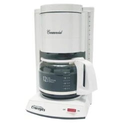 Classic Concepts CC120 White Commercial Brewer; 10-12 Cup